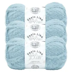 3 Pack Lion Brand&reg; Feels Like Bliss Yarn Aqua