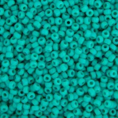 Miyuki&reg; 11/0 Glass Seed Beads, 22g Turquoise Green Opaque