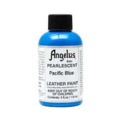 Angelus&reg; Pearlescent Leather Paint, 4oz. Pacific Blue