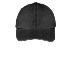Port & Company&reg; Pigment-Dyed Cap Black