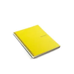Fabriano&reg; EcoQua Lemon Spiral Blank Notebook, 5.83" x 8.27"