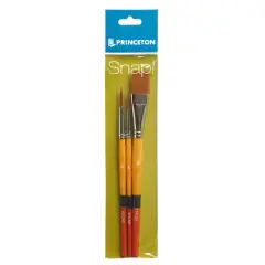 Princeton&trade; Snap!&trade; Series 9650 Gold Taklon Brush Set