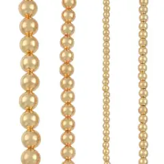 Gold Metal Round Beads Mix, by Bead Landing&trade;