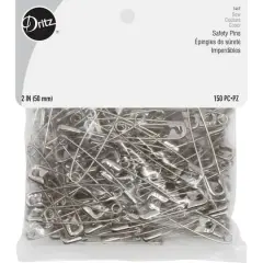 Dritz&reg; 2" Nickel-Plated Steel Safety Pins, 150ct.