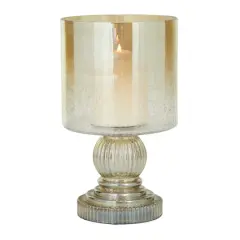 11" Brass Traditional Hurricane Candle Holder