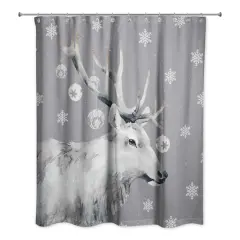 Christmas Reindeer 71" x 74" Shower Curtain