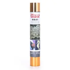 Siser&reg; Metal Heat Transfer Vinyl, 36" Gold
