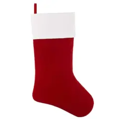 Haute Decor HangRight&trade; 20" Premium Red & White Stocking, 2ct.