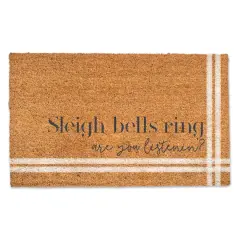 Sleigh Bells Ring 30" x 18" Door Mat