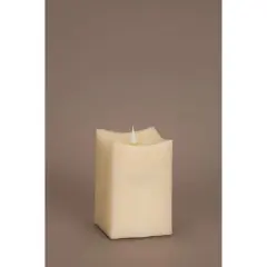 6" Simplux Squared Candle Set with Moving Flame