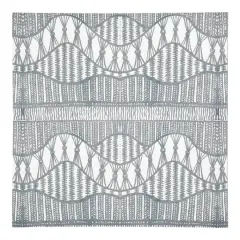 Lace Pattern Cotton Twill Napkin Blue