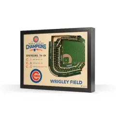 MLB 25-Layer StadiumView Wall Art Chicago Cubs World Series Win