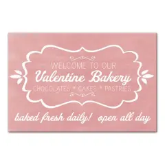 Valentine Bakery Canvas Wall Art