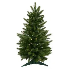 2ft. Pre-Lit Fraser Fir Artificial Christmas Tree, Clear Dura-Lit&reg; Lights