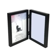 Simply Essentials&trade; 2 Opening Hinged Frame by Studio D&eacute;cor&reg; Black