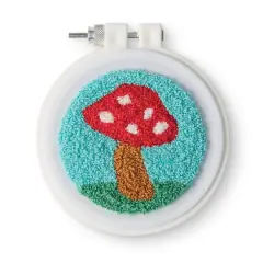 3.5" Mushroom Punch Needle Kit by Loops & Threads&reg;