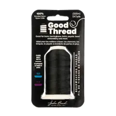 John Bead Good Thread Beadweaving Thread Black