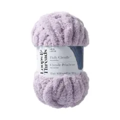 Fluffy Chenille&trade; Yarn by Loops & Threads&reg; Lilac