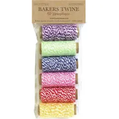 Hemptique&reg; Cotton Baker's Twine Mini Spools, 6ct.
