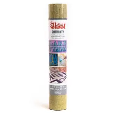 Siser&reg; Glitter Heat Transfer Vinyl, 36" Gold Confettti