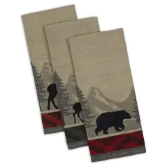 DII&reg; Walk in the Woods Jacquard Dishtowel Set