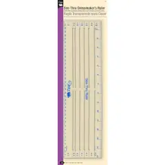Dritz&reg; See-Thru Dressmakers Ruler
