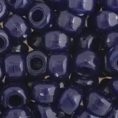 John Bead 9mm Opaque Plastic Pony Beads, 1,000ct. Navy
