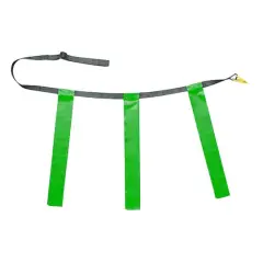Champion Sports Adult Triple Flag Football Belt Set, 12ct. Green