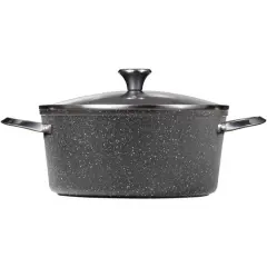 THE ROCK by Starfrit One Pot 7.2qt. Stock Pot with Lid