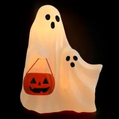 24" Lighted Ghost & Pumpkin Blow Mold by Ashland&reg;
