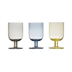 Hello Honey&reg; 5" Stemmed Bubble Wine Glasses, 3ct.