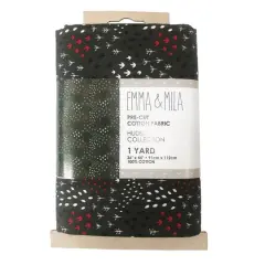 Emma & Mila&reg; Hudson Collection Field Carbon Precut Cotton Fabric, 4ct.