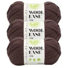3 Pack Lion Brand&reg; Wool-Ease&reg; DK Yarn Hickory