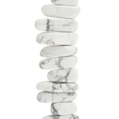 White Howlite Spike Beads by Bead Landing&trade;