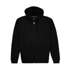 Fruit of the Loom Eversoft Fleece Full Zip HoodieBlack