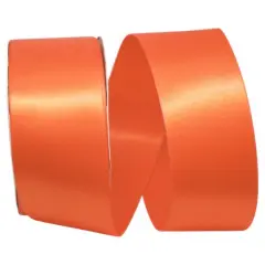 JAM Paper 2.25" x 50yd. Double Face Satin Allure Ribbon Orange