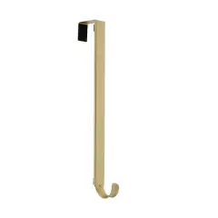 Haute Decor Adjustable Over-the-Door Textured Wreath Hanger Gold