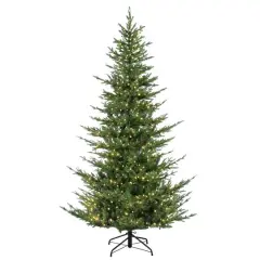 6.5ft. Pre-Lit Natural Fir Artificial Christmas Tree, Clear Lights 