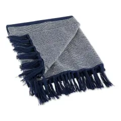DII&reg; Urban Cityscape Border Throw Navy