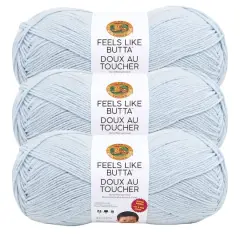 3 Pack Lion Brand&reg; Feels Like Butta&trade; Yarn Ice