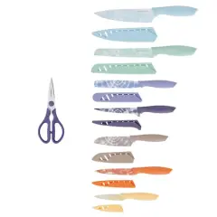 Farberware Tie-Dye Pattern Knife Set