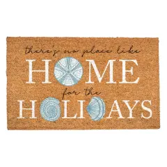 Home for the Holidays Shell Door Mat