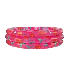 PoolCandy 5ft. Strawberries & Cherries Inflatable Sunning Pool