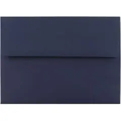 JAM Paper 4.75" x 6.5" Premium Invitation Envelopes, 50ct. Navy Blue