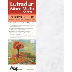 C&T Publishing Lutradur&reg; 8.5" x 11" Mixed Media Sheets