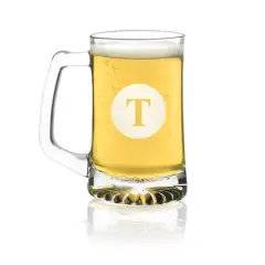 Hortense B. Hewitt Co. Engraved Glass Mug T