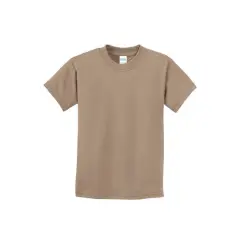 Port & Company&reg; Neutrals Youth Essential T-Shirt Sand