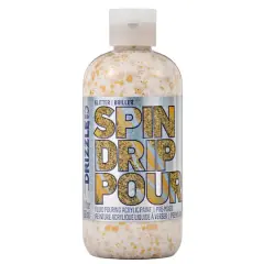 FolkArt&reg; Drizzle&trade; Pre-Mixed Acrylic Pouring Paint, 9oz. Gypsy Gold Glitter