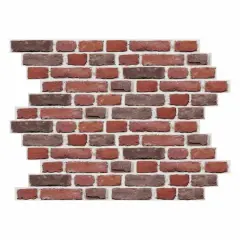 RoomMates Red Brick Peel & Stick Giant Wall Decals