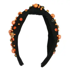 Orange & Black Jack-o'-Lantern Headband by Celebrate It&trade;